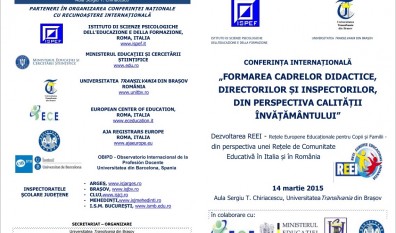 CONFERINTA INTERNATIONALA 14 MARTIE 2015